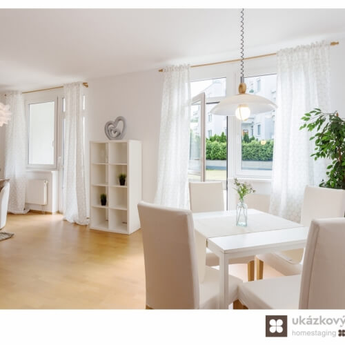 Home Staging nezařízeného bytu v Praze na Barrandově