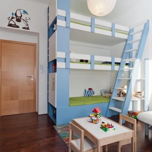 zařízení interiéru dětského pokoje