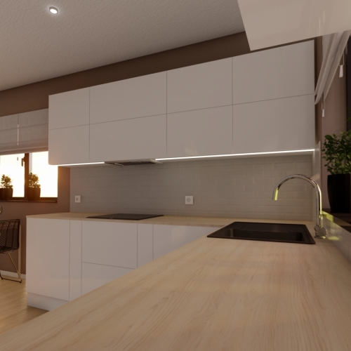 Návrh interiéru Bungalovu - Náměšť na Hané