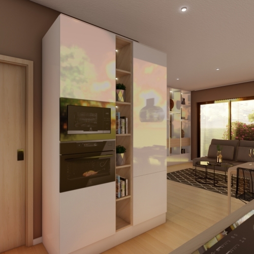 Návrh interiéru Bungalovu - Náměšť na Hané