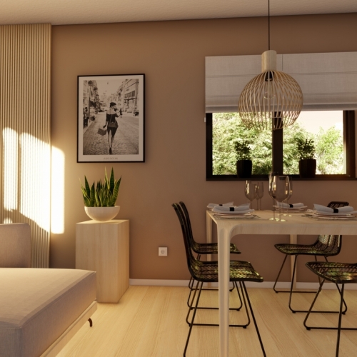 Návrh interiéru Bungalovu - Náměšť na Hané